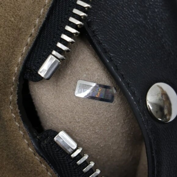 JIMMY CHOO Raven Suede Hobo Tote Shoulder Bag Large Tan - Picture 11 of 14